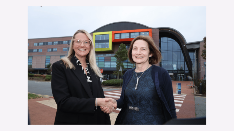 Sue Weir outside Alder Hey